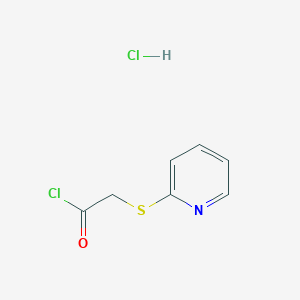 molecular formula C7H7Cl2NOS B1426601 (Pyridin-2-ylthio)acetyl chloride hydrochloride CAS No. 1332531-12-0