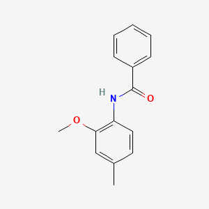 molecular formula C15H15NO2 B14266012 N-(2-Methoxy-4-methylphenyl)benzamide CAS No. 185532-70-1