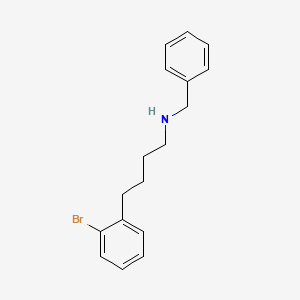 molecular formula C17H20BrN B14266027 Benzenebutanamine, 2-bromo-N-(phenylmethyl)- CAS No. 169963-60-4