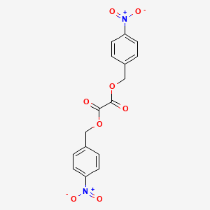 molecular formula C16H12N2O8 B14266035 Bis[(4-nitrophenyl)methyl] ethanedioate CAS No. 138610-05-6