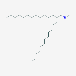 molecular formula C28H59N B14266040 2-Dodecyl-N,N-dimethyltetradecan-1-amine CAS No. 139615-41-1