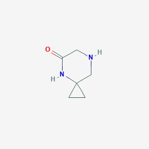 molecular formula C6H10N2O B1426609 4,7-Diazaspiro[2.5]octan-5-one CAS No. 1200114-14-2