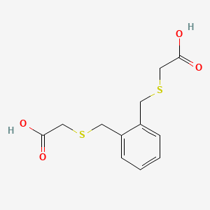 molecular formula C12H14O4S2 B14266091 2,2'-[1,2-Phenylenebis(methylenesulfanediyl)]diacetic acid CAS No. 169891-27-4