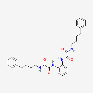 molecular formula C30H34N4O4 B14266129 N~1~,N~1'~-(1,2-Phenylene)bis[N~2~-(4-phenylbutyl)ethanediamide] CAS No. 183478-41-3