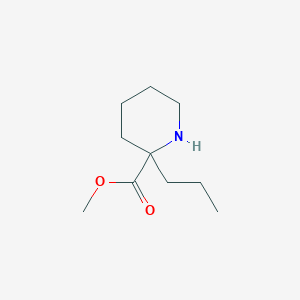 molecular formula C10H19NO2 B1426621 Methyl 2-propylpiperidine-2-carboxylate CAS No. 1306739-03-6
