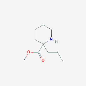 Methyl 2-propylpiperidine-2-carboxylate hydrochloride