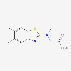 N-(5,6-dimethyl-1,3-benzothiazol-2-yl)-N-methylglycine