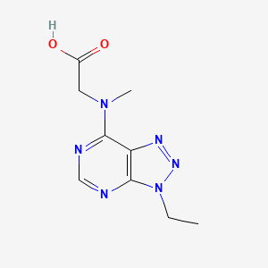 N-(3-ethyl-3H-[1,2,3]triazolo[4,5-d]pyrimidin-7-yl)-N-methylglycine