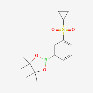 2-(3-(Cyclopropylsulfonyl)phenyl)-4,4,5,5-tetramethyl-1,3,2-dioxaborolane