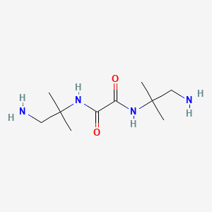 molecular formula C10H22N4O2 B14266362 N~1~,N~2~-Bis(1-amino-2-methylpropan-2-yl)ethanediamide CAS No. 189684-25-1