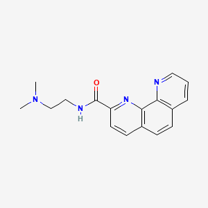 molecular formula C17H18N4O B14266370 N-(2-(Dimethylamino)ethyl)-1,10-phenanthroline-2-carboxamide CAS No. 131862-18-5