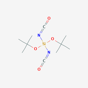 molecular formula C10H18N2O4Si B14266419 Di-tert-butoxy(diisocyanato)silane CAS No. 184872-98-8