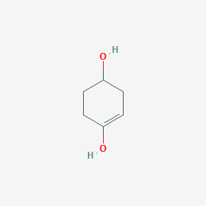 molecular formula C6H10O2 B14266493 Cyclohex-1-ene-1,4-diol CAS No. 134926-00-4
