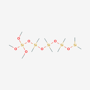 molecular formula C11H33O7Si5 B14266499 CID 54442815 