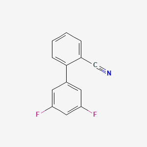 molecular formula C13H7F2N B1426650 2-(3,5-Difluorophenyl)benzonitrile CAS No. 717101-37-6