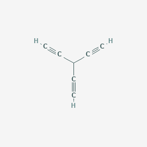 molecular formula C7H4 B14266503 3-Ethynylpenta-1,4-diyne CAS No. 155204-50-5