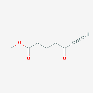 molecular formula C8H10O3 B14266569 Methyl 5-oxohept-6-ynoate CAS No. 140175-55-9