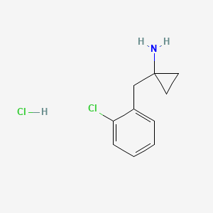 molecular formula C10H13Cl2N B1426659 [1-(2-Chlorobenzyl)cyclopropyl]amine hydrochloride CAS No. 29812-95-1