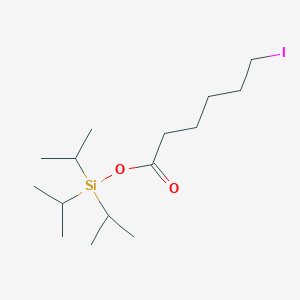 molecular formula C15H31IO2Si B14266599 Tri(propan-2-yl)silyl 6-iodohexanoate CAS No. 188743-53-5