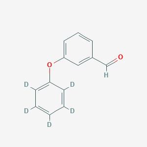 molecular formula C13H10O2 B142666 3-(2,3,4,5,6-Pentadeuteriophenoxy)benzaldehyde CAS No. 1330277-43-4