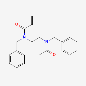 molecular formula C22H24N2O2 B14266630 N,N'-(Ethane-1,2-diyl)bis(N-benzylprop-2-enamide) CAS No. 139722-99-9