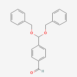 molecular formula C22H20O3 B14266701 4-[Bis(benzyloxy)methyl]benzaldehyde CAS No. 183809-60-1
