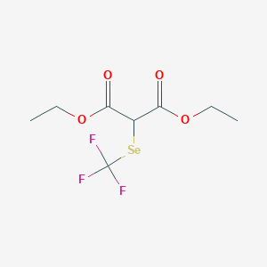 molecular formula C8H11F3O4Se B14266751 Diethyl [(trifluoromethyl)selanyl]propanedioate CAS No. 137947-02-5