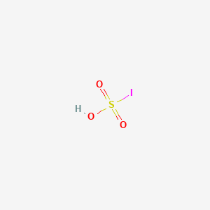 molecular formula HIO3S B14266778 Sulfuriodidic acid CAS No. 130728-82-4