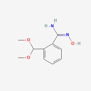 2-(dimethoxymethyl)-N'-hydroxybenzenecarboximidamide