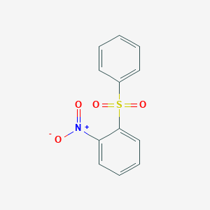 molecular formula C12H9NO4S B142668 1-Nitro-2-(phenylsulfonyl)benzene CAS No. 144113-81-5