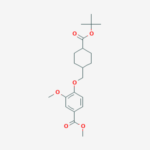 Methyl 4-({4-[(tert-butoxy)carbonyl]-cyclohexyl}methoxy)-3-methoxybenzoate
