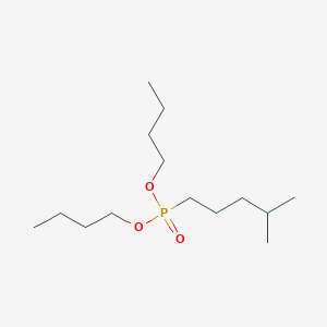 molecular formula C14H31O3P B14266827 Dibutyl (4-methylpentyl)phosphonate CAS No. 135251-93-3