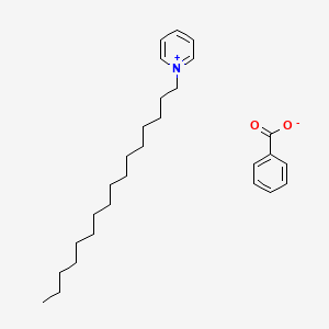 molecular formula C28H43NO2 B14266835 1-Hexadecylpyridin-1-ium benzoate CAS No. 138146-41-5