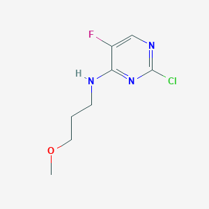 2-chloro-5-fluoro-N-(3-methoxypropyl)pyrimidin-4-amine