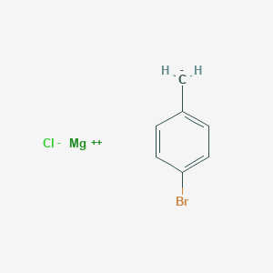 molecular formula C7H6BrClMg B14266855 Magnesium;1-bromo-4-methanidylbenzene;chloride CAS No. 178407-84-6