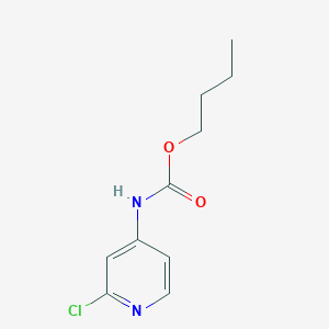 molecular formula C10H13ClN2O2 B14266877 Butyl (2-chloropyridin-4-yl)carbamate CAS No. 138763-65-2