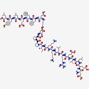 molecular formula C117H179N25O34 B14266892 terminal protein, Bacteriophage M2 CAS No. 139643-82-6