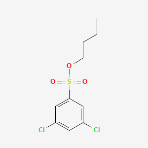 molecular formula C10H12Cl2O3S B14266893 Butyl 3,5-dichlorobenzene-1-sulfonate CAS No. 138171-06-9