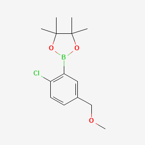 2-Chloro-5-methoxymethylphenylboronic acid pinacol ester