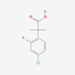 2-(4-Chloro-2-fluorophenyl)-2-methylpropanoic acid