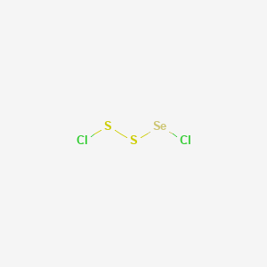 molecular formula Cl2S2Se B14267008 Chloroselanylsulfanyl thiohypochlorite CAS No. 136849-34-8