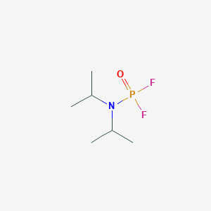 molecular formula C6H14F2NOP B14267027 N,N-Dipropan-2-ylphosphoramidic difluoride CAS No. 141102-73-0