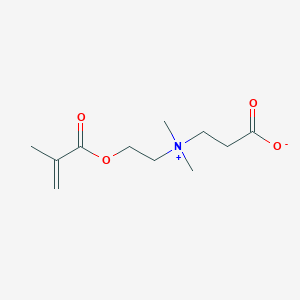 molecular formula C11H19NO4 B1426704 3-[[2-(Methacryloyloxy)ethyl]dimethylammonio]propionate CAS No. 24249-95-4
