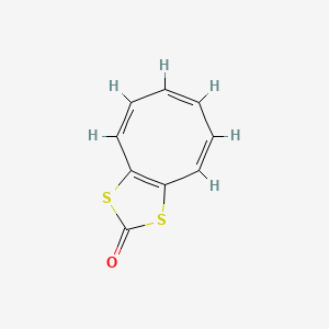 molecular formula C9H6OS2 B14267061 (4Z,6Z,8Z)-cycloocta[d][1,3]dithiol-2-one 