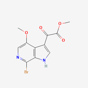 Methyl 2-(7-bromo-4-methoxy-6-azaindol-3-yl)-2-oxoacetate