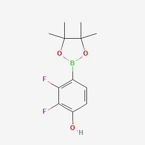 2,3-Difluoro-4-(4,4,5,5-tetramethyl-1,3,2-dioxaborolan-2-yl)phenol