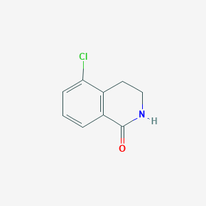 molecular formula C9H8ClNO B142671 5-Chloro-3,4-dihydroisoquinolin-1(2H)-one CAS No. 129075-59-8