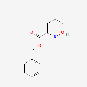 molecular formula C13H17NO3 B14267144 Benzyl 2-(hydroxyimino)-4-methylpentanoate CAS No. 131401-50-8