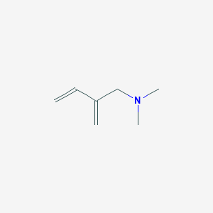 molecular formula C7H13N B14267176 N,N-Dimethyl-2-methylidenebut-3-en-1-amine CAS No. 133733-57-0
