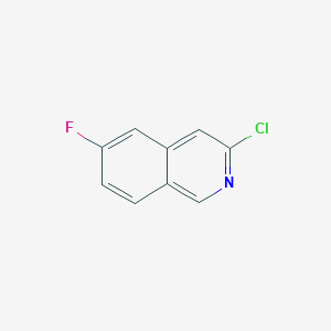 3-Chloro-6-fluoroisoquinoline